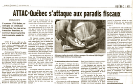 ATTAC-Québec (La presse)