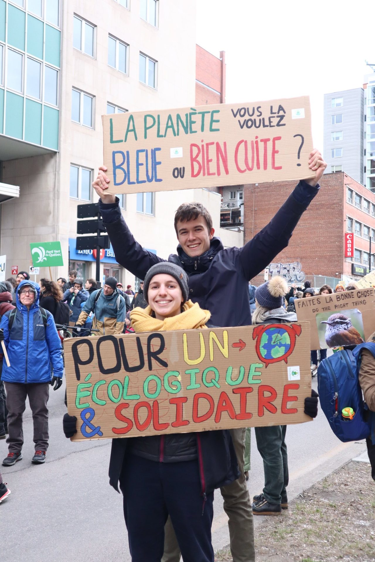 La planète, vous la voulez bleue ou BIEN CUITE? Pour un réveil planètaire écologique et solidaire