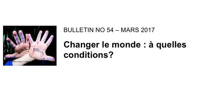 Changer le monde : à quelles conditions?