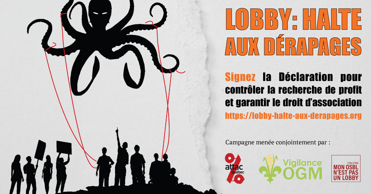 Campagne sur le lobbyisme