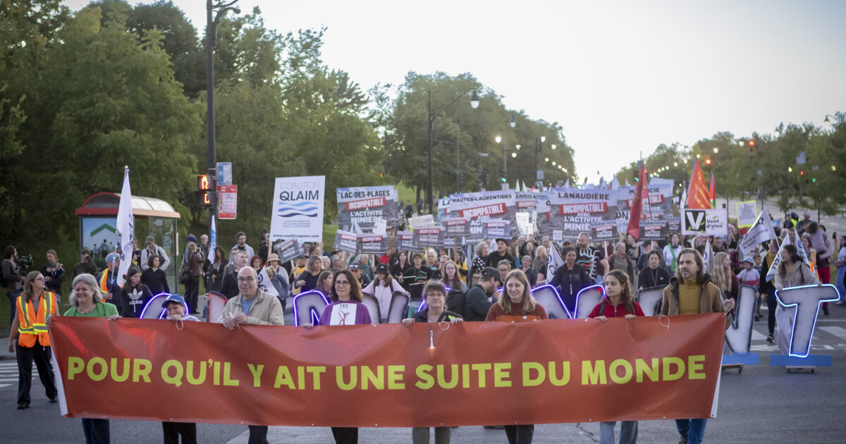 Manif Pour qu'il y ait une suite du monde